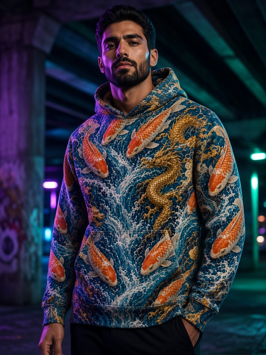 Koi All-Over Hoodie